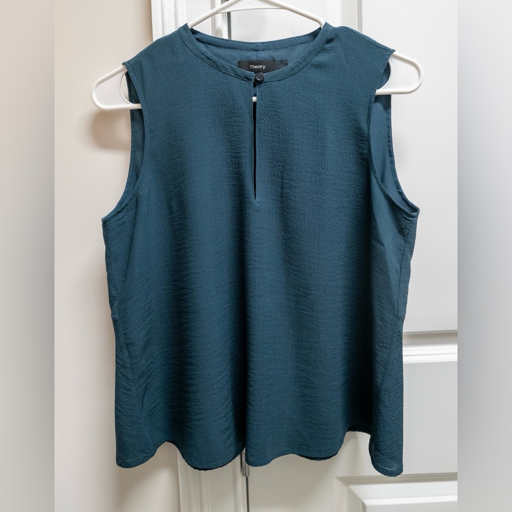 Theory Women’s Sleeveless Silk Top S